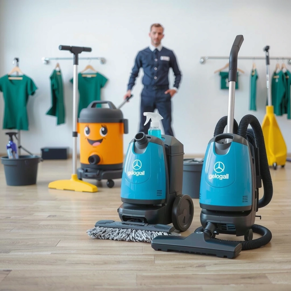 Professional cleaning equipment and supplies
