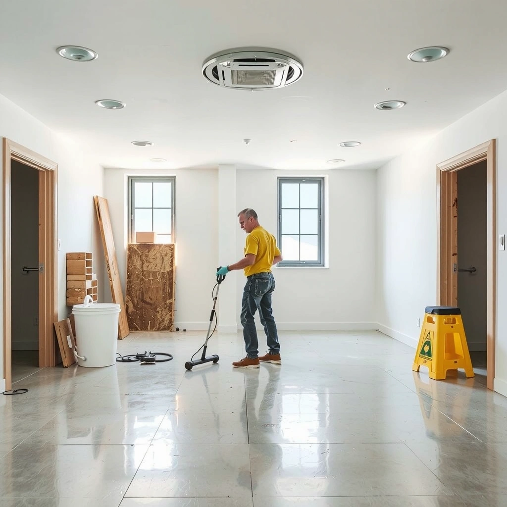 Post-construction cleanup service